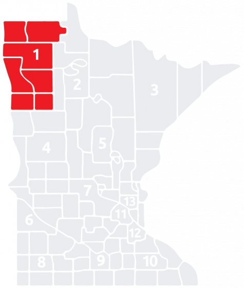 Special Olympics Minnesota Area 1 is located in the northwest corner of the state