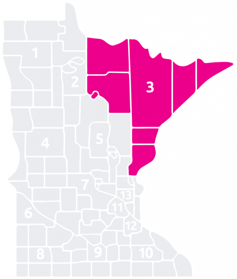 Special Olympics Minnesota Area 3 is located in the northeast part of the state