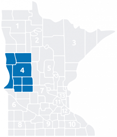 Special Olympics Minnesota Area 4 is located in the west central part of the state