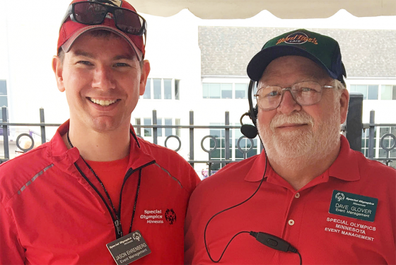 Jason Ehrenberg, 2019 Spirit Award recipient, is one of many volunteers who has changed countless lives through his service and dedication to Special Olympics Minnesota.